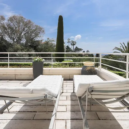 Centre - Vue Mer, Piscine, Terrasse 칸느